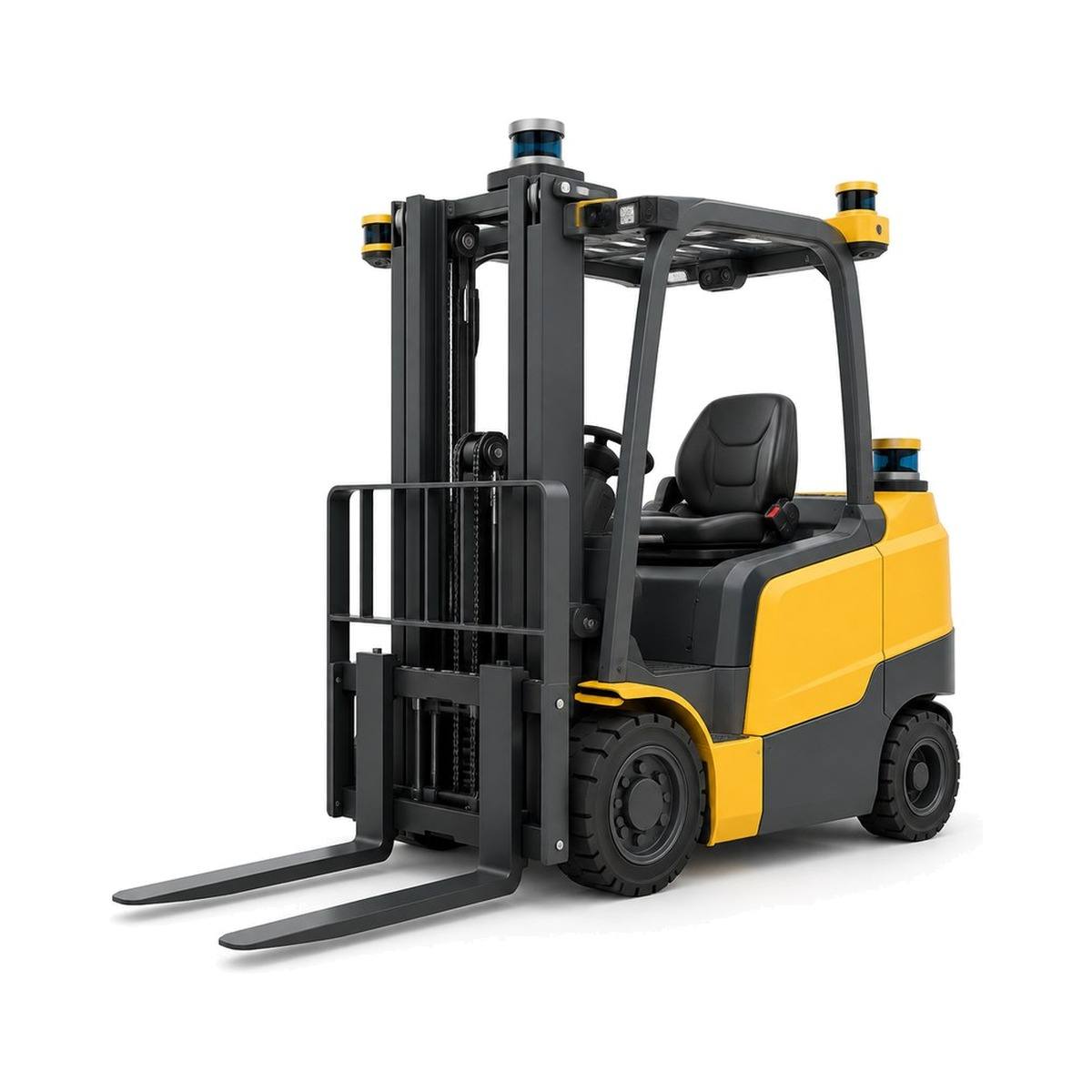 Counterbalance autonomous forklift by Jungheinrich